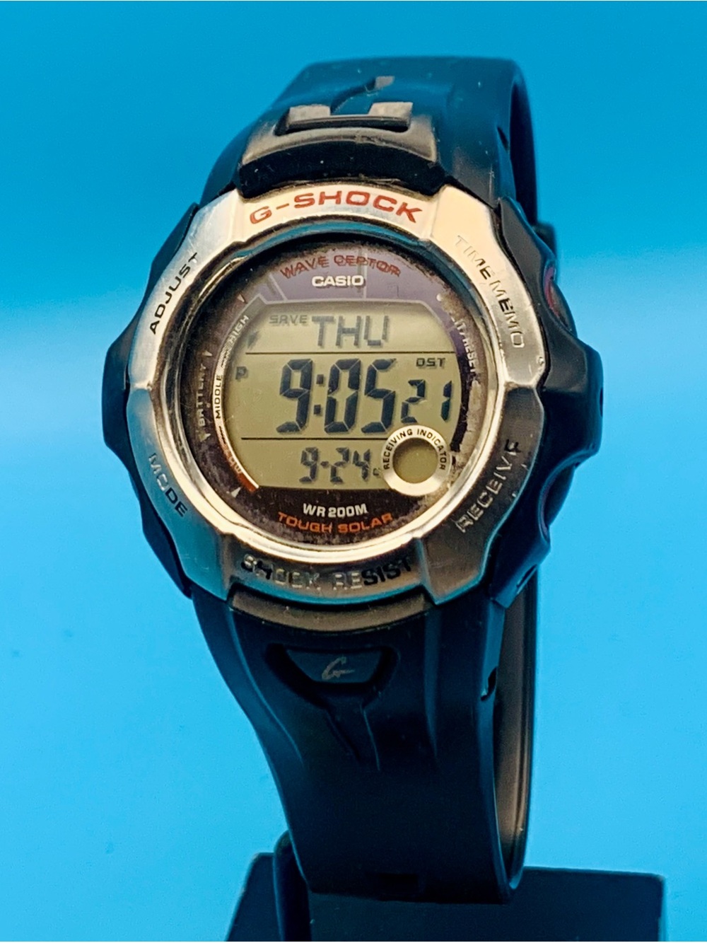 CASIO G-SHOCK SOLAR WAVE CEPTOR GW-700A(2818) Men's Watch Chrono Backlight Works